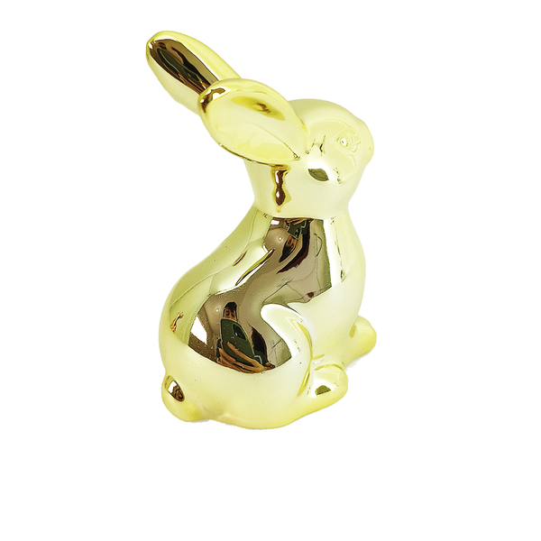 coelho pascoa de ceramica fofo decorativo brilhante 5