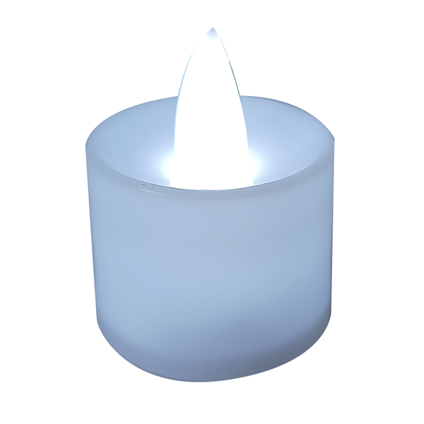 kit 24 velas led brancas pequena 4