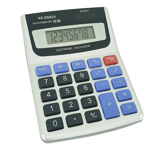 calculadora eletronica de mesa 8 digitos kk 8985a