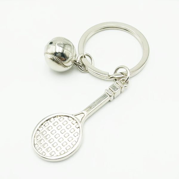 chaveiro mini raquete de tenis chaveiro de carro