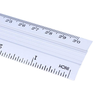 regua de aluminio 30cm escola e escritorio 2