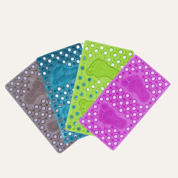 tapete de plastico antiderrapante para banheiro 33x63cm