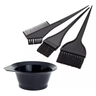 kit pincel e pote para pintura de cabelos e cachos