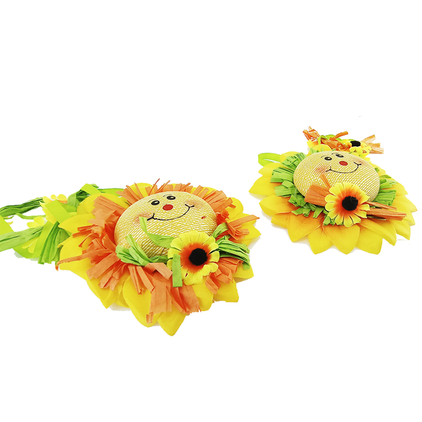 renda de girassol decorativa festa junina sortido 80cm 4