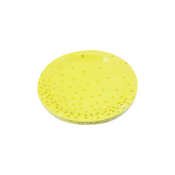 kit 10 pratos bolinhas 18 5cm colorido de festa sortido 4