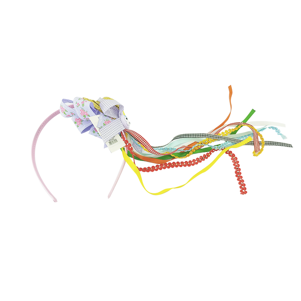 tiara chapeu de coelhinho com renda