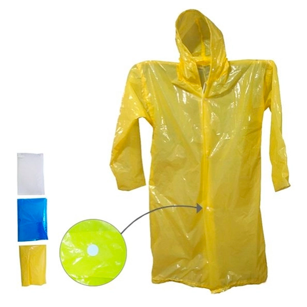 capa de chuva infantil com botao