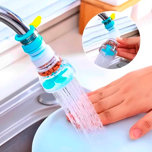 filtro de plastico torneira anti respingo 360 economiza agua 4