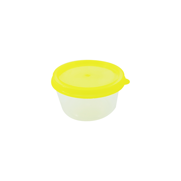 kit 8 mini potes de plastico redondos tampa 4