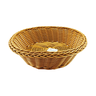mini cesta redonda de plastico estilo madeira decorativa 24cm 3