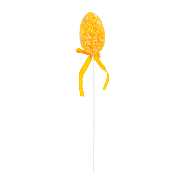 kit 6 mini ovinhos de isopor coloridos no palito 4