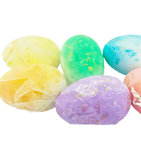 kit ovos de pascoa coloridos decorativos de isopor 7cm 2