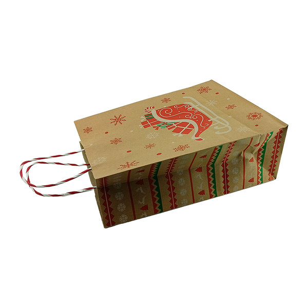 sacola media de presente de natal decorativa modelos sortidos