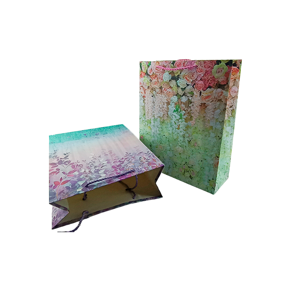 mini sacola de presentes flores brilhantes modelos sortidos 2