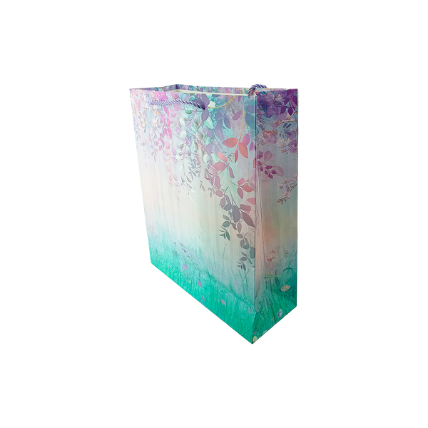 mini sacola de presentes flores brilhantes modelos sortidos