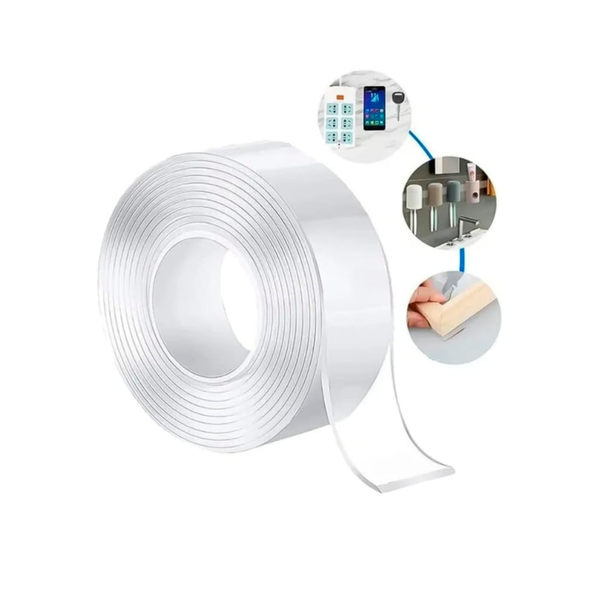 fita dupla face transparente 2m ate 3 5kg 3