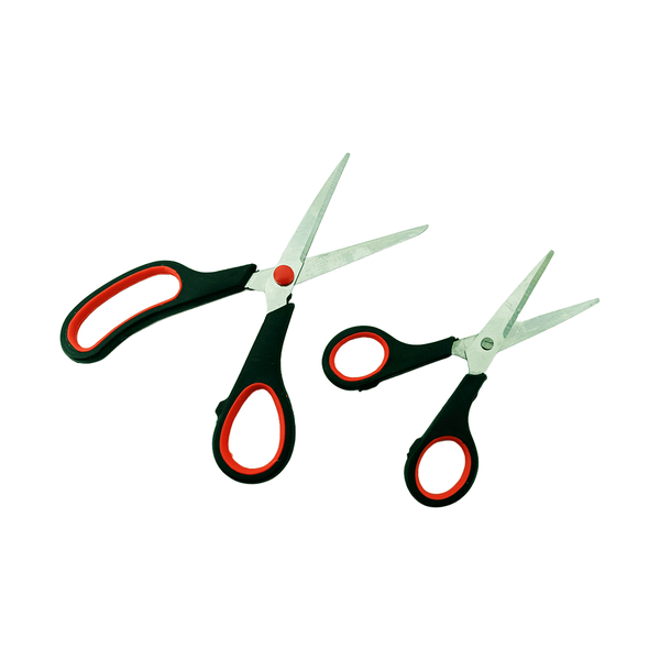 kit 2 tesouras de escritorio e colegio multiuso 5