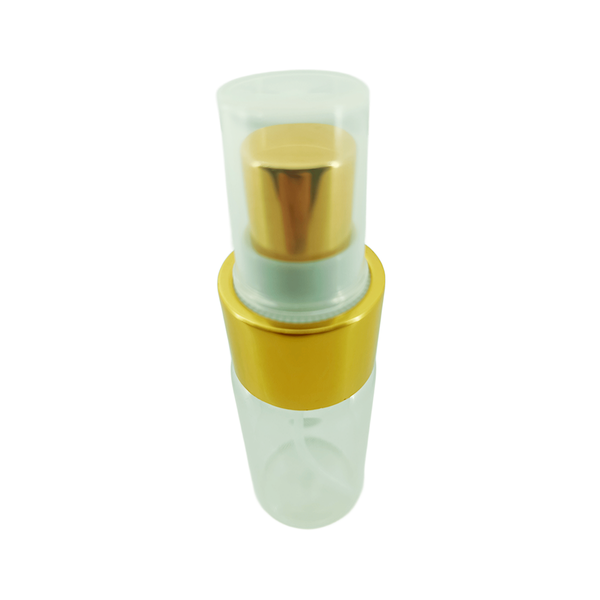 borrifador de vidro dourado 30ml 2