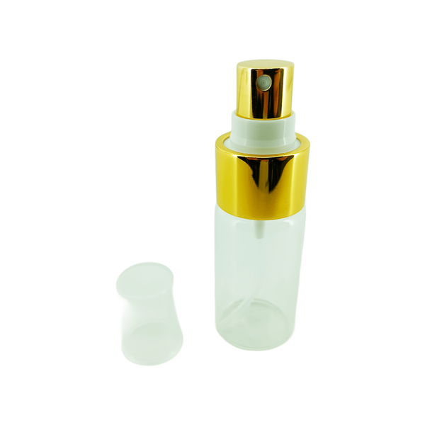 borrifador de vidro dourado 30ml 3