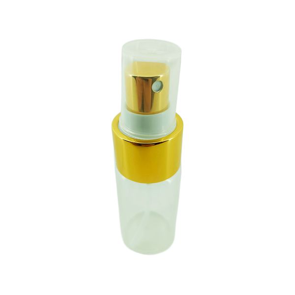 borrifador de vidro dourado 30ml