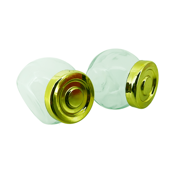 kit 2 porta condimentos dourados 2